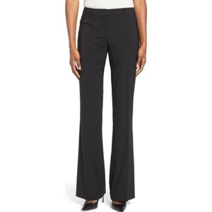 Hugo Boss Tulea 3 Tropical Wool Low Rise Straight Leg Dress Pants 8P